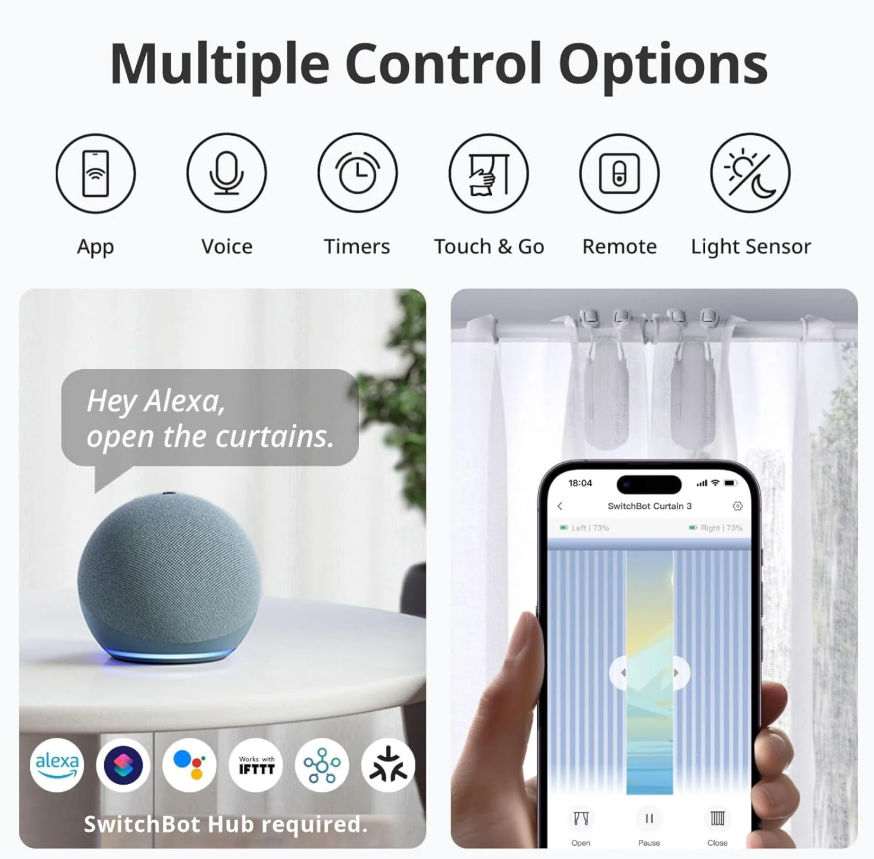 SwitchBot Smart Electric Curtain 3