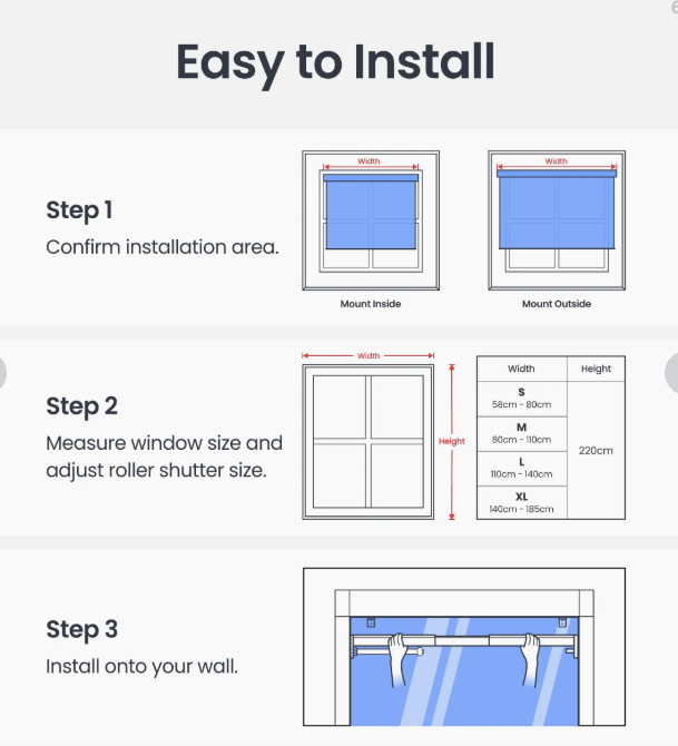 SwitchBot Smart Electric Roller Shade White - Large - In stock in South Africa
