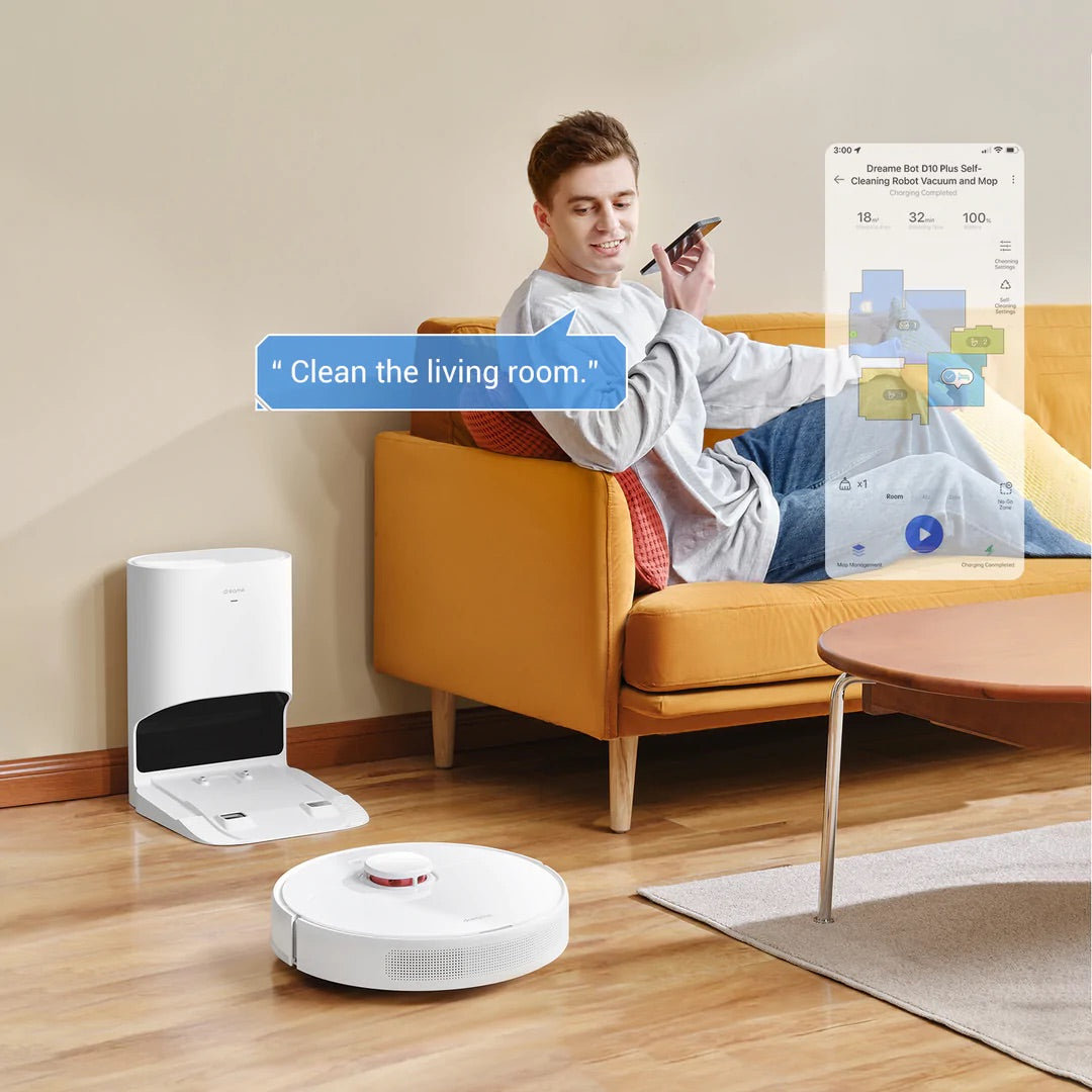 Dreame D10 Plus Robotic Vacuum Cleaner - Reconditioned - 6 Month Warranty