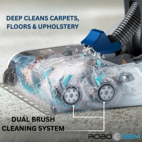 RoboGem Pro Max MultiClean 3‑in‑1 Carpet Washer & Upholstery Cleaner - 2026 Model Reconditioned - 6 Month warranty