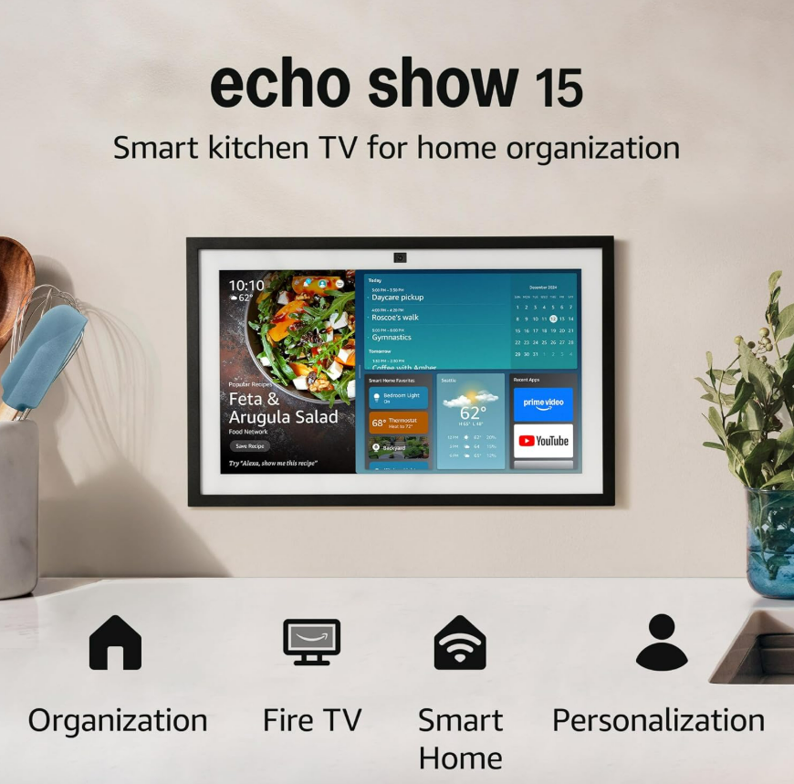 Amazon Echo Show 15 Smart Display - Parallel Import - 12 Month warranty