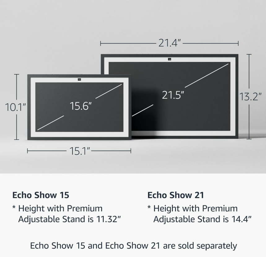 Amazon Echo Show 15 Smart Display - Parallel Import - 12 Month warranty