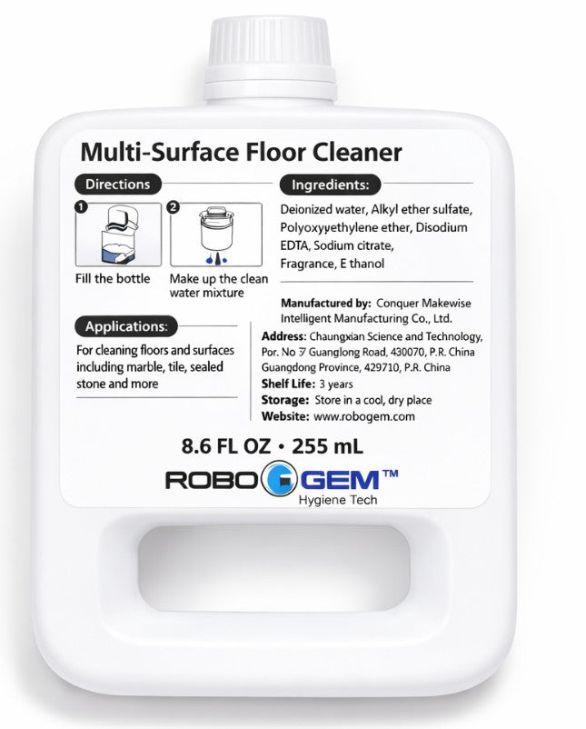 RoboGem Hydro Mop & Robotic Vacuum  Detergent