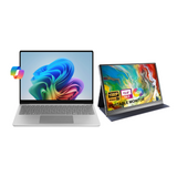 Microsoft Surface Laptop 13" Touchscreen - 16GB RAM, 256GB SSD, Platinum (Parallel Import) & RoboGem 15.6 Inch Portable Monitor Combo